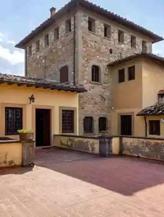 Castello Belletti in der nördlichen Toskana im Mugello, Vicchio, Toskana